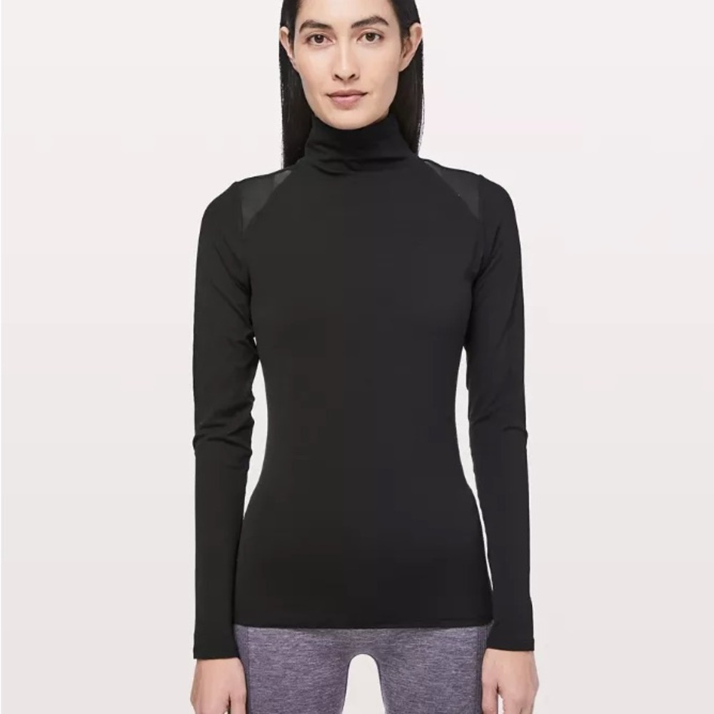 Lululemon Ethereal Mock Neck Long Sleeve Shirt